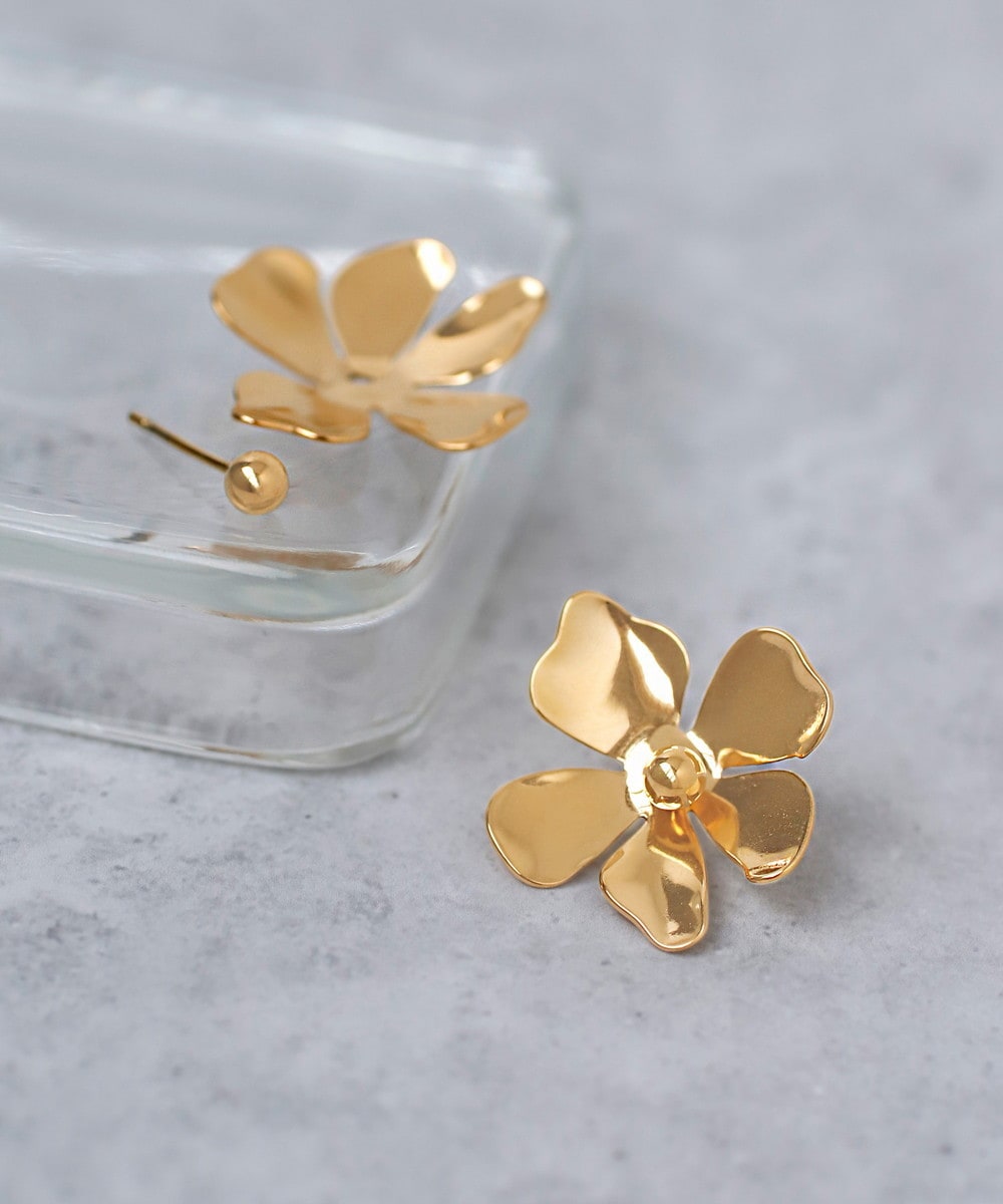 ステンレス】メタルフラワー2WAYピアス | アネモネ(ANEMONE) | マルイ