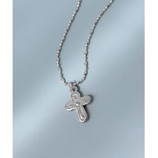 【ステンレス】クロスネックレス