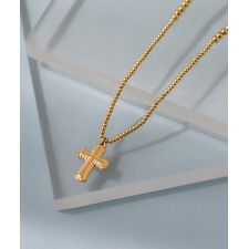 【ステンレス】クロスネックレス