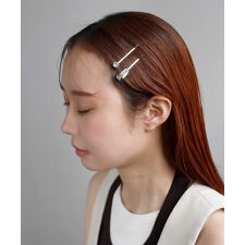 ビジューヘアピン[2本セット]