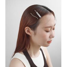 カラービジューヘアピン[2本セット]