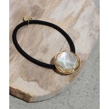 シェルラウンドヘアゴム