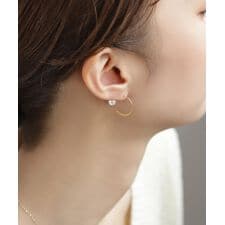 パールバックキャッチピアス