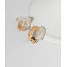 アネモネ(ANEMONE)のビジューラインフープイヤリング