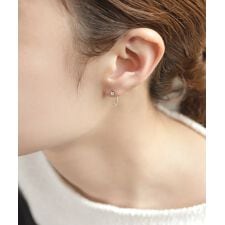 ビジューフックピアス[silver925]