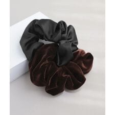 アネモネ(ANEMONE)のベロア×サテンクロスシュシュ