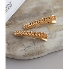 チェーンモチーフクリップ[2本セット]