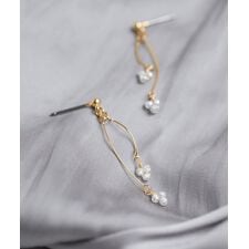 スイングビーズピアス