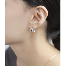 アネモネ(ANEMONE)のスター×ビジューフープピアス