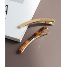 マーブル×メタルカーブクリップ[2本セット]