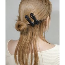 アネモネ(ANEMONE)のレザー調リボンバレッタ