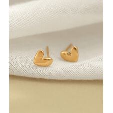 【ステンレス】ハートピアス