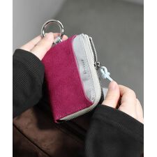 スエード×レザーフラグメントケース