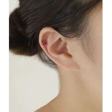 【ステンレス】ハートナンコツピアス