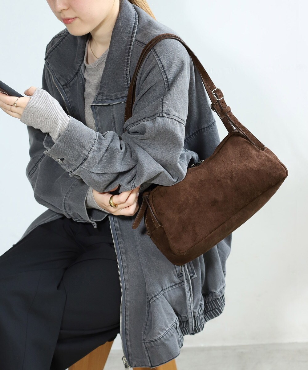 スエード調ボストンバッグ | アネモネ(ANEMONE) | マルイウェブチャネル