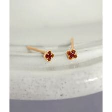 天然石ピアス[K10]