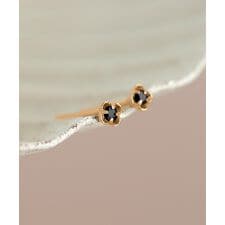 天然石ピアス[K10]