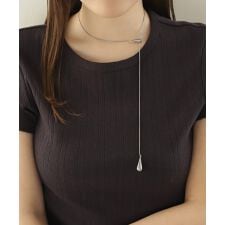 【オンライン限定】【ステンレス】ドロップY字ネックレス