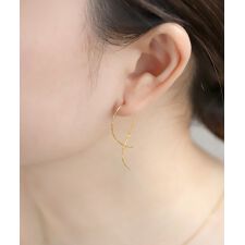 【ステンレス】ニュアンスフープピアス