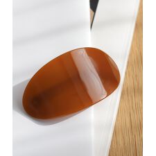 オーバルプレートバレッタ