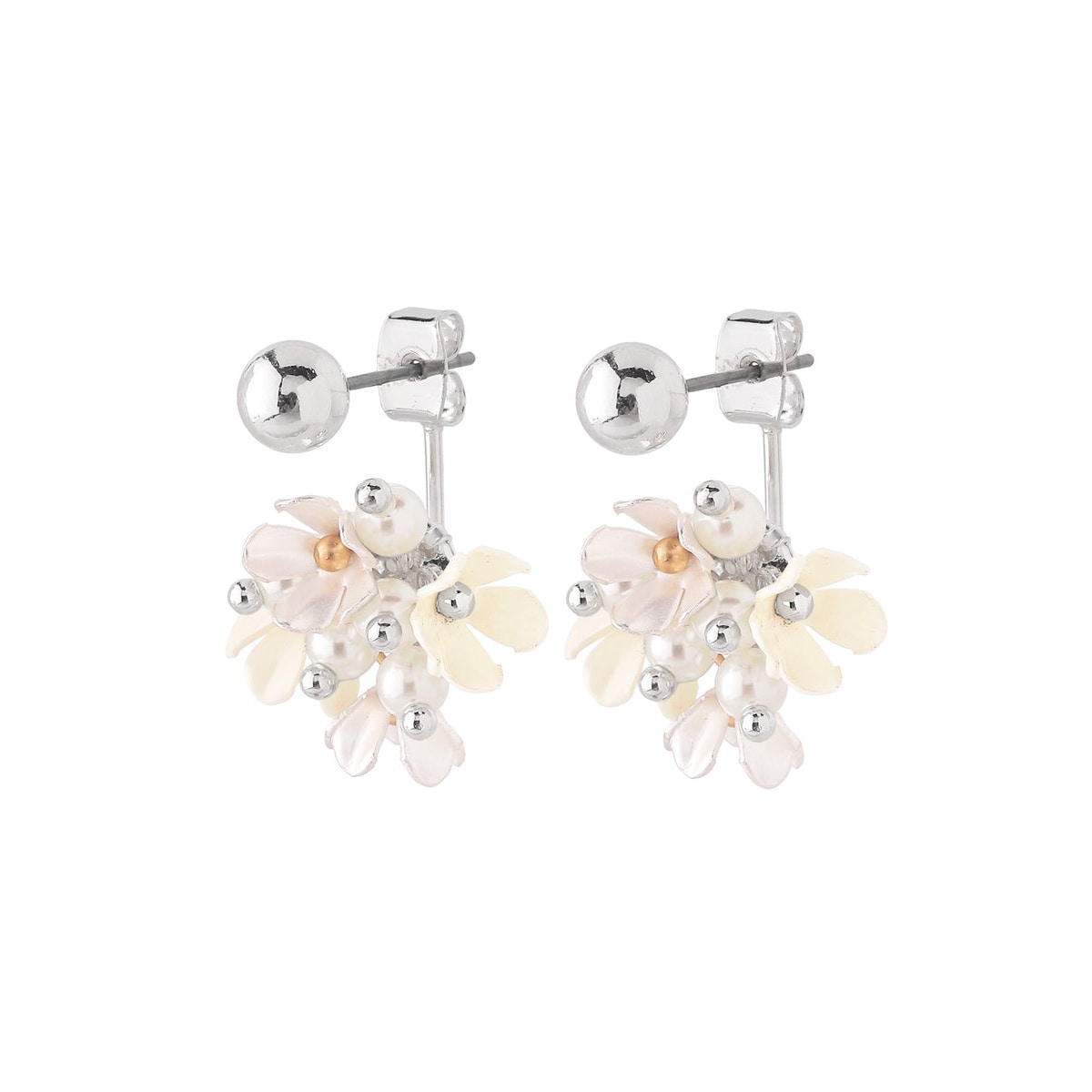 パール×フラワーバックキャッチピアス | アネモネ(ANEMONE) | マルイ