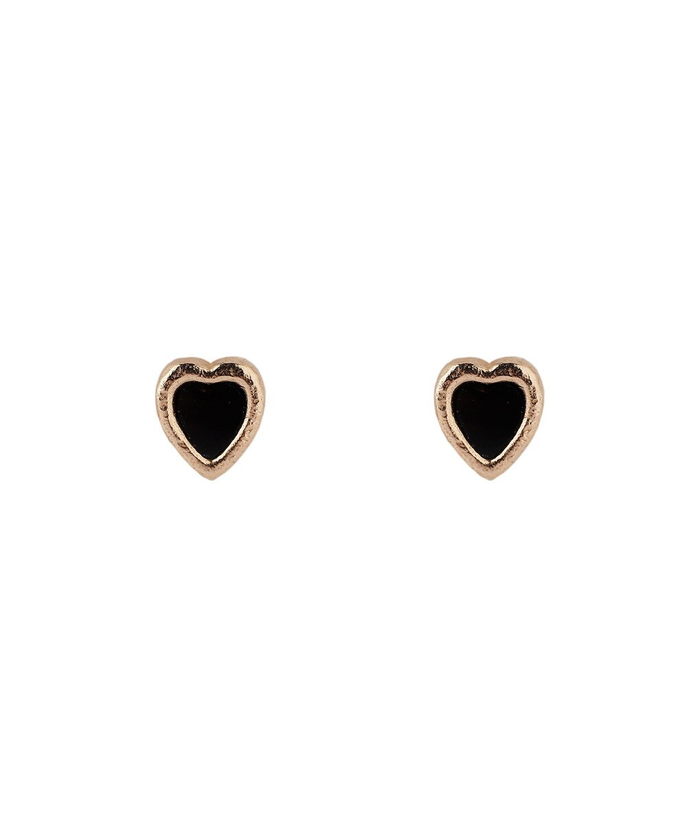 美品　シエナロゼ　SIENA ROSEK10YG ハートピアス　アガット　ete ハートピアスルージュレッド | SIENA ROSE（Women）/シエナロゼ