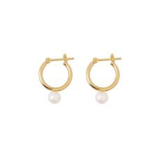 パイプフープパールピアス[M] | シエナロゼ(SIENA ROSE) | マルイ 