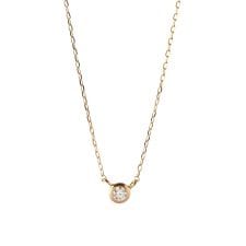 シエナロゼ(SIENA ROSE)のプチダイヤワントップネックレス