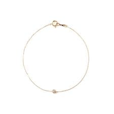 ダイヤモンドブレスレット[8本ツメ・0.04ct]