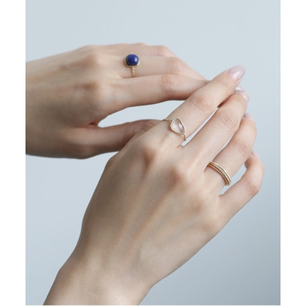 GEMSTONE・チェーンリング[グリーンアメジスト] | シエナロゼ(SIENA 