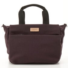 普段使いにも通年使える軽量撥水シンプルデザイン持ち手付きミニショルダーバッグ