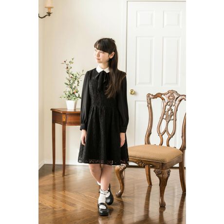 白襟付きブラックレースフォーマルワンピース キャサリンコテージ Catherine Cottage Ma304 ファッション通販 マルイウェブチャネル 白襟付きブラックレースフォーマルワンピース キャサリンコテージ Catherine Cottage Ma304 ファッション通販 マルイウェブチャネル