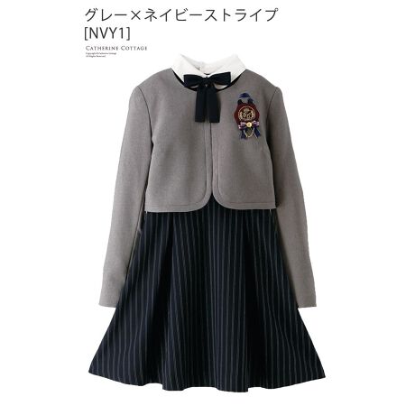 卒業式スーツ女の子卒服上品白襟ワンピース キャサリンコテージ Catherine Cottage Tk1121 ファッション通販 マルイウェブチャネル