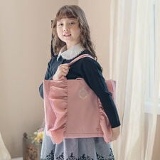 ロゴ刺繍フリルレッスンバッグ