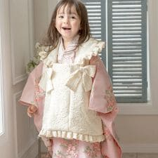 キャサリンコテージ(Catherine Cottage)のフラワーレース着物ワンピ+被布セット