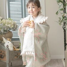 キャサリンコテージ(Catherine Cottage)のフラワーレース着物ワンピ+被布セット