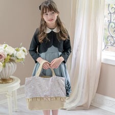 フラワープリントレッスンバッグ