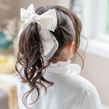 レースリボンバレッタ