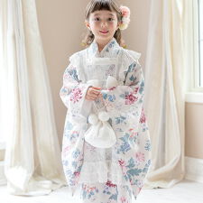 キャサリンコテージ(Catherine Cottage)のレースエプロン着物ワンピース