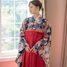 キャサリンコテージ(Catherine Cottage)の袴一体型オールインワン着物ワンピース