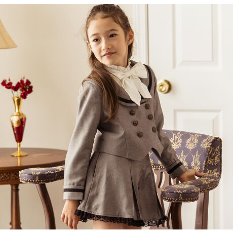 セーラーカラーダブルボタンスーツ 入学式 卒業式 卒園 発表会 結婚式 ピアノ 七五三 キャサリンコテージ Catherine Cottage Cc0463 ファッション通販 マルイウェブチャネル