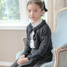 キャサリンコテージ(Catherine Cottage)のコットンニットカーディガン／キッズサイズ