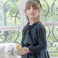 キャサリンコテージ(Catherine Cottage)のコットンニットカーディガン／キッズサイズ