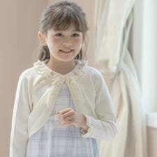 キャサリンコテージ(Catherine Cottage)のコットンニットカーディガン／キッズサイズ