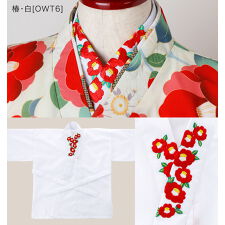 キャサリンコテージ(Catherine Cottage)の刺繍入り半衿付き肌襦袢