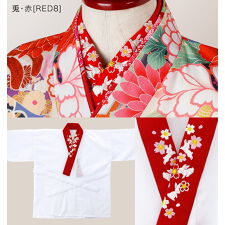 キャサリンコテージ(Catherine Cottage)の刺繍入り半衿付き肌襦袢