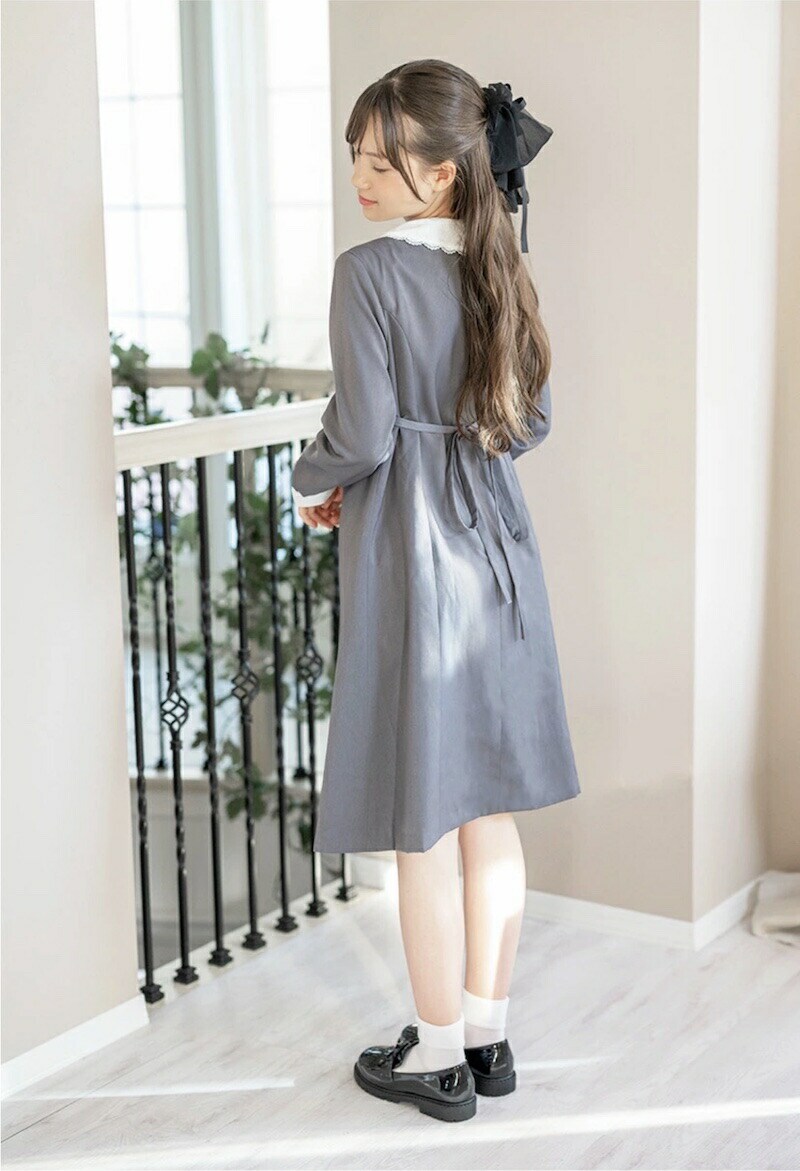 スカラップレース白襟ワンピース | キャサリンコテージ(Catherine