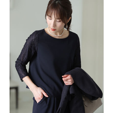 結婚式 お呼ばれ対応パーティードレス レースツイードジャケットスーツ プールヴー Pourvous ファッション通販 マルイウェブチャネル