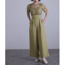 結婚式 パンツドレス