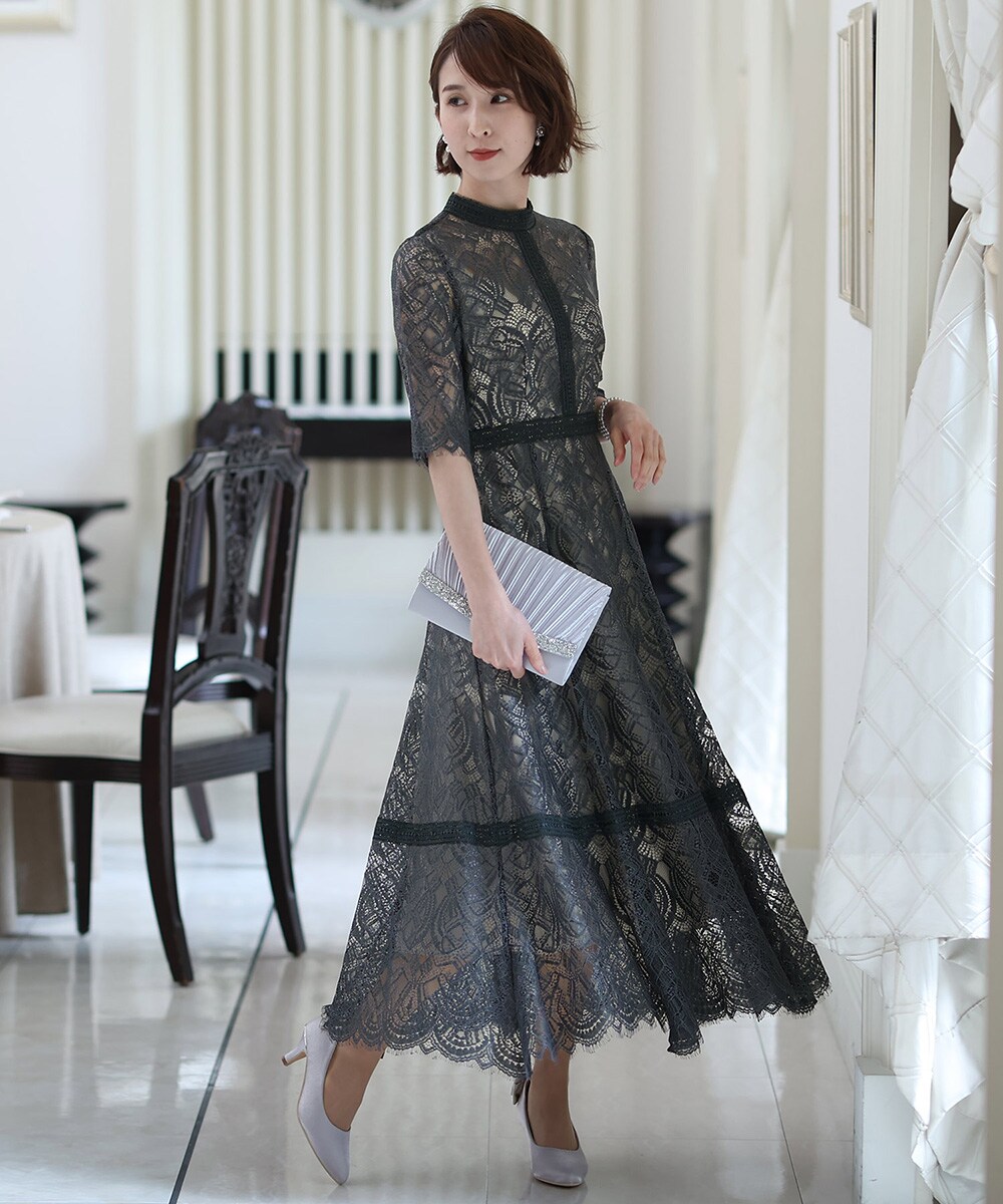 本日限定価格●美品●プールヴー 刺繍 エンブロイダリー 2XL ゆったり 大きい 結婚式ドレス | プールヴー(PourVous) | マルイウェブチャネル